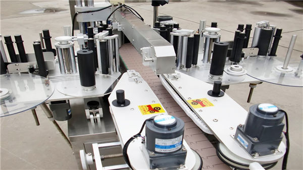 Otomatik Ön ve Arka Taraflar Şişe Kutuları Etiketleme Makinesi Üreticisi